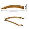 8 PCS Small Banana Clips Hair for Thin Fine Hair Matte Banana Hair Clips for Women Strong Holder Cute Non-slip Ponytail Bun Holder Hair Accessories for Women Girls