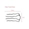 8 Piece Metal Hair Fork Clip Hair Side Combs Hair Pins Buns Updo U-Shape French Twist Hair Styling Tool Accessories for Women and Girls Christmas