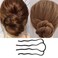 8 Piece Metal Hair Fork Clip Hair Side Combs Hair Pins Buns Updo U-Shape French Twist Hair Styling Tool Accessories for Women and Girls Christmas