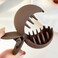8PCS Small Fish Hair Claw Clips,Korean Style Round Hair,Matte No-Slip Clips,Fixed Hairpin Shark Hair Clips,Clamp High Ponytail Hair Claw Clip For Women Girls Thick Thin Hair Accessories