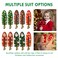 Christmas Hair Clip - 5 Pairs Cute Snowflake Christmas Tree Hair Barrettes Santa Claus Hairpin for Christmas Festive Hair Accessory