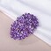 Aimimier Flower Crystal Hair Clips Large Rhinestone Alligator Snap Clip Hair Pins Luxury Wedding Hair Accessories for Women (Purple)