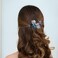 Hair Barrettes Clips For Women - 2Pcs Copper Wire Hand-woven High-level design Barrettes Elegant Hair Accessories, Barrettes for Women Thick Hair - Gifts for Women Girls（blue）