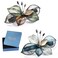 Hair Barrettes Clips For Women - 2Pcs Copper Wire Hand-woven High-level design Barrettes Elegant Hair Accessories, Barrettes for Women Thick Hair - Gifts for Women Girls（blue）