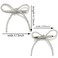 2PCS Bow Hair Clips Rhinestone Bowknot Clips Crystal Hair Pieces for Women Vanlentine Mothers' Day Party Halloween