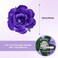 inSowni 9 Pack 10cm/4" Purple Mexican Rose Flower Alligator Duckbill Hair Clips Barrettes Brooches Wedding Party Prom Floral Hair Pins Accessories for Women Girls