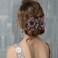 inSowni 4 Pack Luxury Fancy Gems Korean Decorative Glitter Sparkly Crystals Rhinestones Double Flower Hair Claws Clips Plastic Barrettes Hairpin Clamps Hair Accessories for Women Girls Thick Long Hair
