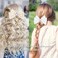 inSowni 5 Pieces Decorative Big Bow French Hair Barrettes with Pearl Rhinestone Spring Hair Bow Clips Pins Grips Accessories for Women Girls Teens Kids