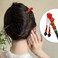 inSowni 8 Pieces Decorative Retro Asian Japanese Chinese Traditional Hanfu Wooden Hair Sticks with Flower Bead Pendants Floral Hair Pins Forks Chopsticks Bun Updo Holders Headpieces for Women Girls