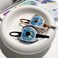 QTMY 2 Pack Acetate Evil Eye Hair Slide Hairpin Hair Stick Clips Creative Hair Barrette Hair Pin Hair Accessories for Women Girls