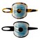 QTMY 2 Pack Acetate Evil Eye Hair Slide Hairpin Hair Stick Clips Creative Hair Barrette Hair Pin Hair Accessories for Women Girls
