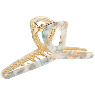 Big Butterfly Hair Claw Clips for Women - 4.7" Large Acetate Metal Hair Clips for Long Thick Hair (Mixed Blue)