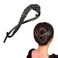 AEGYPIUS Hair Clip, Metal Rhinestone One Word Hair Clip, French Barrettes Jaw Clip, Hairpin - Durable for Everyday Use - Versatile Accessory for Women and Girls (Black)