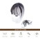 Clip in Bangs Synthetic Hair Air Bangs for Women Fake Bangs Wispy Bangs Fringe Hair Extensions Hairpieces Curved bangs for Daily Wear (Black Brown)