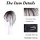 Clip in Bangs Synthetic Hair Air Bangs for Women Fake Bangs Wispy Bangs Fringe Hair Extensions Hairpieces Curved bangs for Daily Wear (Black Brown)
