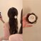 3 Pack Flower Hair Clip Medium, Small Rose Claw Clips for High Ponytail,Hair Clips Travel Beach Holiday Birthday Gift for Mother Girl Thick Thin Long Hair(Pink Gray-white White)