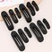Large Duck Billed Hair Clips, Ahoney 12 Pack Alligator Clips for Thin/Thick Hair - 3 Sizes Lay Down Banana Clips &amp; Hair Styling Accessories for Women, Girls (Black)
