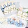 12 PCS Silk Satin Soft Blue Hair Accessories - Bridesmaid Proposal Favors with Hair Clips, Scrunchies, and Bridal Shower Gifts for Women and Girls