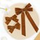 3PCS Velvet Hair Bow Brown Hair Ribbon Clips for women Girls Fall Alligator Hair Clips Hair Accessories Toddlers Kids Teens