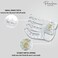 Parcelona French Curvy Oval Paw Clear 3&rdquo; Cellulose Acetate Side Slide In Scoop Jaw Hair Claw Clip Clutcher for Women and Girls (Clear)