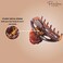 Parcelona French Poppy Tortoise Shell Brown and Black Small 2 &frac14;" Celluloid Set of 4 Good Grip Hair Claw Clip Clamps for Women and Girls