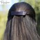 Parcelona French Curved Rectangle Tortoise Shell Brown Small 3&rdquo; Celluloid Non Slip Grip Hair Barrette Clips