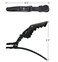 HH&amp;LL 12pcs Hair clips for Styling &ndash; Wide Teeth &amp; Double-Hinged Design &ndash; Alligator Styling Sectioning Clips of Professional Hair Salon Quality (Black without Logo)