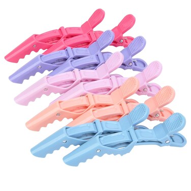 HH&amp;LL Hair Clips for Women &ndash; Wide Teeth &amp; Double-Hinged Design &ndash; Alligator Styling Sectioning Clips of Professional Hair Salon Quality - 10Pack