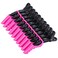 HH&amp;LL Hair Clips for Women - Wide Teeth &amp; Double-Hinged Design Alligator Styling Sectioning Clips of Professional Hair Salon Quality 10Pack (Rose Red)