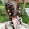ANBALA 20 PCS Mini Hair Clips for Women Flower Claw Clips for Girls Cute Clips for Thin Thick Curly Hair Black Brown Clear Hair Clips