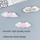 4 Pcs Angel Wings Hair Clips, Lovely Star Wings Hair Clip Sweet Hairpins Fashion Hair Side Clip Hair Accessory for Girls and Women, Blue and Pink