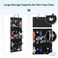 PACMAXI Hanging Hair Claw Clips Holder for Women, Claw Hair Clips Storage Organizer for Lady, Hair Banana Barrettes and Butterfly Jaw Clips Display Stand Holder. (Black)