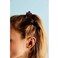 AOPRIE Mini Hair Clips 20 Count Small Size Sun Flower Claw Hair Accessories for Women and Girls in Black, Brown, Clear Plastic