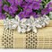 EVER FAITH Wedding Silver-Tone 4 Daisy Flower Hair Clip Barrette Austrian Crystal Clear