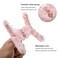 5PCS Large Claw Hair Clips for Thick Hair Big Fuzzy Hair Clips for Women Nonslip Strong Hold Hair Claw Clip (Plush (Blue+Grey+Pink+Purple+Beige))