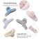 5PCS Large Claw Hair Clips for Thick Hair Big Fuzzy Hair Clips for Women Nonslip Strong Hold Hair Claw Clip (Plush (Blue+Grey+Pink+Purple+Beige))