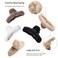 5PCS Large Claw Hair Clips for Thick Hair Big Banana Hair Clips for Women Nonslip Strong Hold Hair Claw Clip Plush (White+Black+Beige+Brown+Coffee)