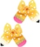 2Pcs Back To School Hair Bows Yellow Pencil Hair Clips Grosgrain Ribbon Bow Hair Accessories First Day of School for Girls Toddler Kids Kindergarten 1st 2nd 3rd 4th 5th Grade