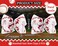 Whaline 2Pcs Baseball Glitter Hair Bow Clips Red and White Baseball Cheer Grosgrain Ribbon Barrettes Alligator Clips Hair Accessories for Girls Teens Toddlers