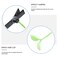 HANABASS 100Pcs Bean Sprout Hair Clips Little Plant Hairpins Funny Grass Barrette Headwear Hair Accessories for Women Kids Girls School Easter Party Green