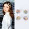 4Pack Ocean Hair Accessories for Women - Blue Mini Starfish Seashell Mermaid Whale Clips, Cute Animal Hair Clips for Girls
