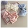 Bowknot Bow Hair Clips for Girls Hair Claws for Women Thin Hair Styling Clips Satin Hair Bows Jaw Clips for Thick Hair Clamp Claw Clips for Long Hair Style Accessories Blue