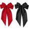 Red Hair Bow for Women Red Bow for Hair Red Bow Clip Black Hair Bow Christmas Hair Clips for Women Christmas Hair Accessories