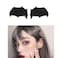 Black Devil Wings Hair Clip Bat Wing Hair Barrette Halloween Bat Hair Clip Cosplay Costume Hair Accessories for Women Girls Devil Wing Hair Pins Goth Horror Hairpins 2Pcs