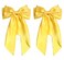 SUSULU Hair Bows for Women,Yellow Bow Hair Clips for Girl Hair Bows Barrette Metal Clips Long Ribbon Hairpin Party Bows for Hair Ponytail Hair Styling Accessories 2pack