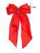 SUSULU Large Hair Bow Clips for Women Red Royal Blue Hair Bows Slides for Girls Satin Hair Barrettes with Long Ribbon Tail,Wedding Birthday Hair Accessories Pack of 2