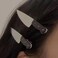 Mini Goth Horror Hair Accessories - Knife Hair Clips, Costume Cosplay Barrettes, Punk Hair Pins for Women and Girls, 2Pcs