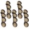 EXCEART Snap Hair Clips 5 Pcs Bronze Hair Clip Round Settings Blank Hairgrip Base Trays Bobby Hair Barrette Bezel Holder For DIY Headdress Jewelry Making Accessories 12mm Metal Hair Clips