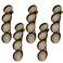 EXCEART Snap Hair Clips 5 Pcs Bronze Hair Clip Round Settings Blank Hairgrip Base Trays Bobby Hair Barrette Bezel Holder For DIY Headdress Jewelry Making Accessories 12mm Metal Hair Clips