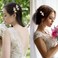 BOYIVI 2 Pieces Wedding Hair Pins Rhinestone Bridal Hair Clips Leaf Hairpin Bridal Crystal Hair Clip Gold Jewelry Barrette for Brides Bridesmaids Flower Girls
